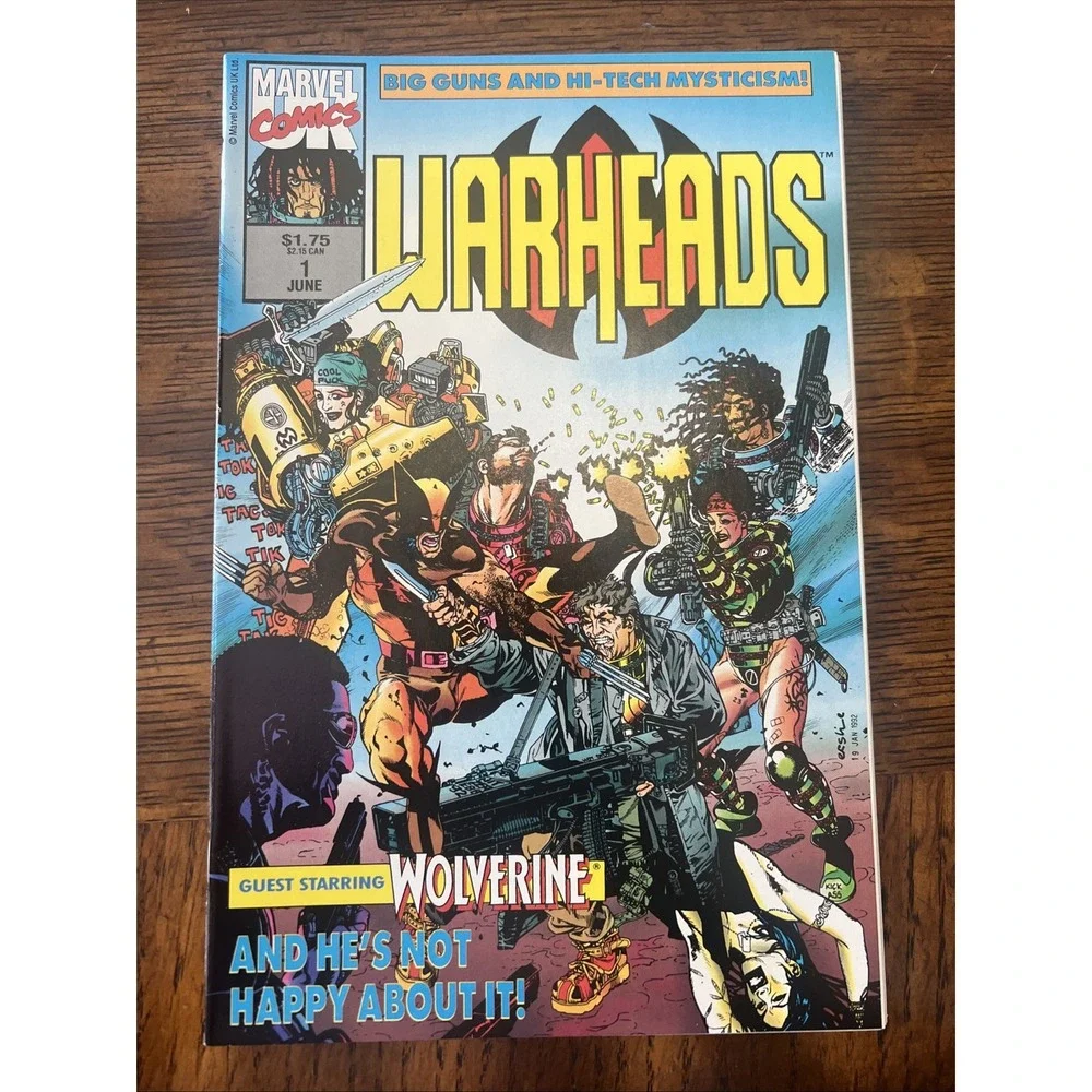 Warheads Comics #1 - #3 1992 Marvel UK) Bagged and boarded Lot